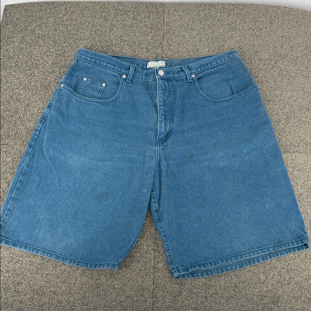 Guess Shorts Mens 38 Blue Vintage Denim Jean Jorts 90s Y2K Baggy USA